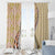 Aloha Vintage Palaka Floral Hawaiian Quilt Window Curtain Melemele Motif - Polynesian Pride