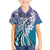 Aloha Vintage Plumeria Hawaiian Tapa Pattern Hawaiian Shirt Blue Hawaiian Tapa Pattern - Polynesian Pride