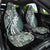 Aloha Vintage Plumeria Hawaiian Tapa Pattern Car Seat Cover Dark Turquoise Hawaiian Tapa Pattern - Polynesian Pride