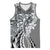 Aloha Vintage Plumeria Hawaiian Tapa Pattern Basketball Jersey Gray Hawaiian Tapa Pattern - Polynesian Pride