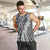 Aloha Vintage Plumeria Hawaiian Tapa Pattern Men Tank Top Gray Hawaiian Tapa Pattern - Polynesian Pride