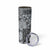 Aloha Vintage Plumeria Hawaiian Tapa Pattern Skinny Tumbler Gray Hawaiian Tapa Pattern - Polynesian Pride