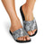Aloha Vintage Plumeria Hawaiian Tapa Pattern Slide Sandals Gray Hawaiian Tapa Pattern - Polynesian Pride