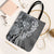 Aloha Vintage Plumeria Hawaiian Tapa Pattern Tote Bag Gray Hawaiian Tapa Pattern - Polynesian Pride