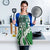 Aloha Vintage Plumeria Hawaiian Tapa Pattern Apron Green Hawaiian Tapa Pattern - Polynesian Pride