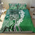Aloha Vintage Plumeria Hawaiian Tapa Pattern Bedding Set Green Hawaiian Tapa Pattern - Polynesian Pride