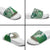 Aloha Vintage Plumeria Hawaiian Tapa Pattern Slide Sandals Green Hawaiian Tapa Pattern - Polynesian Pride