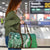 Aloha Vintage Plumeria Hawaiian Tapa Pattern Travel Bag Green Hawaiian Tapa Pattern - Polynesian Pride