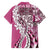 Aloha Vintage Plumeria Hawaiian Tapa Pattern Hawaiian Shirt Pink Hawaiian Tapa Pattern - Polynesian Pride