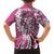 Aloha Vintage Plumeria Hawaiian Tapa Pattern Hawaiian Shirt Pink Hawaiian Tapa Pattern - Polynesian Pride
