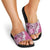 Aloha Vintage Plumeria Hawaiian Tapa Pattern Slide Sandals Pink Hawaiian Tapa Pattern - Polynesian Pride