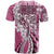 Aloha Vintage Plumeria Hawaiian Tapa Pattern T Shirt Pink Hawaiian Tapa Pattern - Polynesian Pride