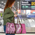 Aloha Vintage Plumeria Hawaiian Tapa Pattern Travel Bag Pink Hawaiian Tapa Pattern - Polynesian Pride