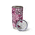 Aloha Vintage Plumeria Hawaiian Tapa Pattern Tumbler Cup Pink Hawaiian Tapa Pattern - Polynesian Pride