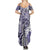 Aloha Vintage Plumeria Hawaiian Tapa Pattern Family Matching Summer Maxi Dress and Hawaiian Shirt Purple Hawaiian Tapa Pattern - Polynesian Pride