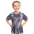 Aloha Vintage Plumeria Hawaiian Tapa Pattern Kid T Shirt Purple Hawaiian Tapa Pattern - Polynesian Pride