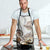 Polynesian Manta Ray Apron Beige Floral Turtle Tattoo - Polynesian Pride
