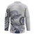 Polynesian Manta Ray Hockey Jersey Blue Floral Turtle Tattoo - Polynesian Pride