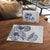 Polynesian Manta Ray Puzzle Blue Floral Turtle Tattoo - Polynesian Pride