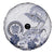 Polynesian Manta Ray Spare Tire Cover Blue Floral Turtle Tattoo - Polynesian Pride