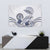 Polynesian Manta Ray Tapestry Blue Floral Turtle Tattoo - Polynesian Pride