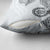 Polynesian Manta Ray Pillow Cover Gray Floral Turtle Tattoo - Polynesian Pride