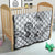Polynesian Manta Ray Quilt Gray Floral Turtle Tattoo - Polynesian Pride