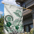 Polynesian Manta Ray Garden Flag Green Floral Turtle Tattoo - Polynesian Pride