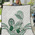 Polynesian Manta Ray Quilt Green Floral Turtle Tattoo - Polynesian Pride