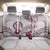 Polynesian Manta Ray Back Car Seat Cover Pink Floral Turtle Tattoo - Polynesian Pride