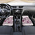 Polynesian Manta Ray Car Mats Pink Floral Turtle Tattoo - Polynesian Pride