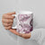 Polynesian Manta Ray Ceramic Mug Pink Floral Turtle Tattoo - Polynesian Pride