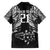 Custom New Zealand Rugby Family Matching Short Sleeve Bodycon Dress and Hawaiian Shirt Black Haka Dance With NZ Champions History LT9 - Polynesian Pride