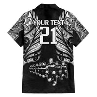 Custom New Zealand Rugby Family Matching Summer Maxi Dress and Hawaiian Shirt Black Haka Dance With NZ Champions History LT9 - Polynesian Pride