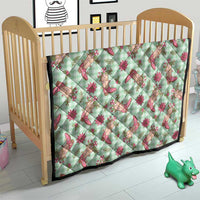 Green Paniolo Palaka Hawaiian Cowgirl Christmas Quilt - Polynesian Pride