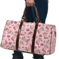 Pink Paniolo Palaka Hawaiian Cowgirl Christmas Travel Bag - Polynesian Pride