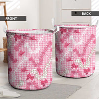 Paniolo Palaka Hawaiian Cowgirl Laundry Basket - Polynesian Pride