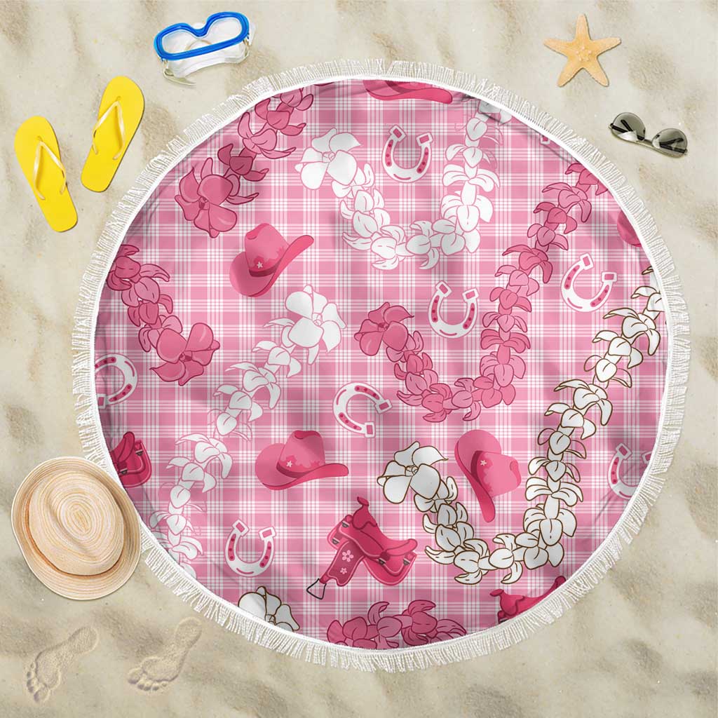 Paniolo Palaka Hawaiian Cowgirl Beach Blanket - Polynesian Pride