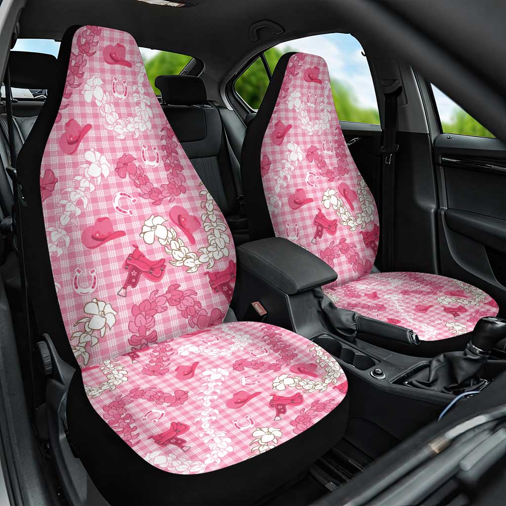 Paniolo Palaka Hawaiian Cowgirl Car Seat Cover - Polynesian Pride
