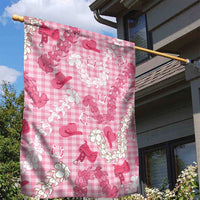 Paniolo Palaka Hawaiian Cowgirl Garden Flag - Polynesian Pride