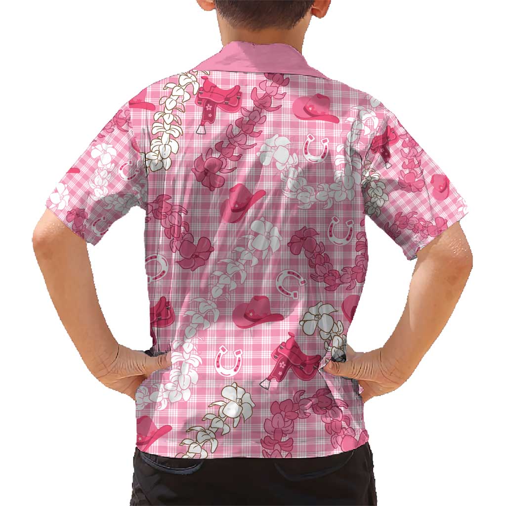 Paniolo Palaka Hawaiian Cowgirl Kid Hawaiian Shirt - Polynesian Pride
