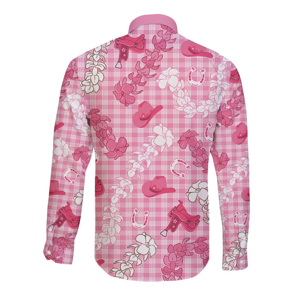 Paniolo Palaka Hawaiian Cowgirl Long Sleeve Button Shirt - Polynesian Pride