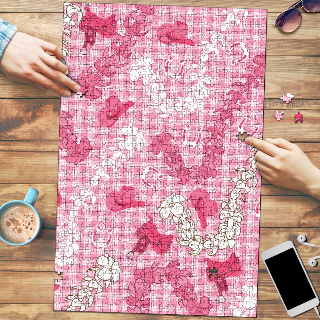 Paniolo Palaka Hawaiian Cowgirl Puzzle - Polynesian Pride