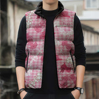 Paniolo Palaka Hawaiian Cowgirl Sleeveless Puffer Jacket - Polynesian Pride