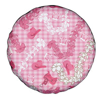 Paniolo Palaka Hawaiian Cowgirl Spare Tire Cover - Polynesian Pride