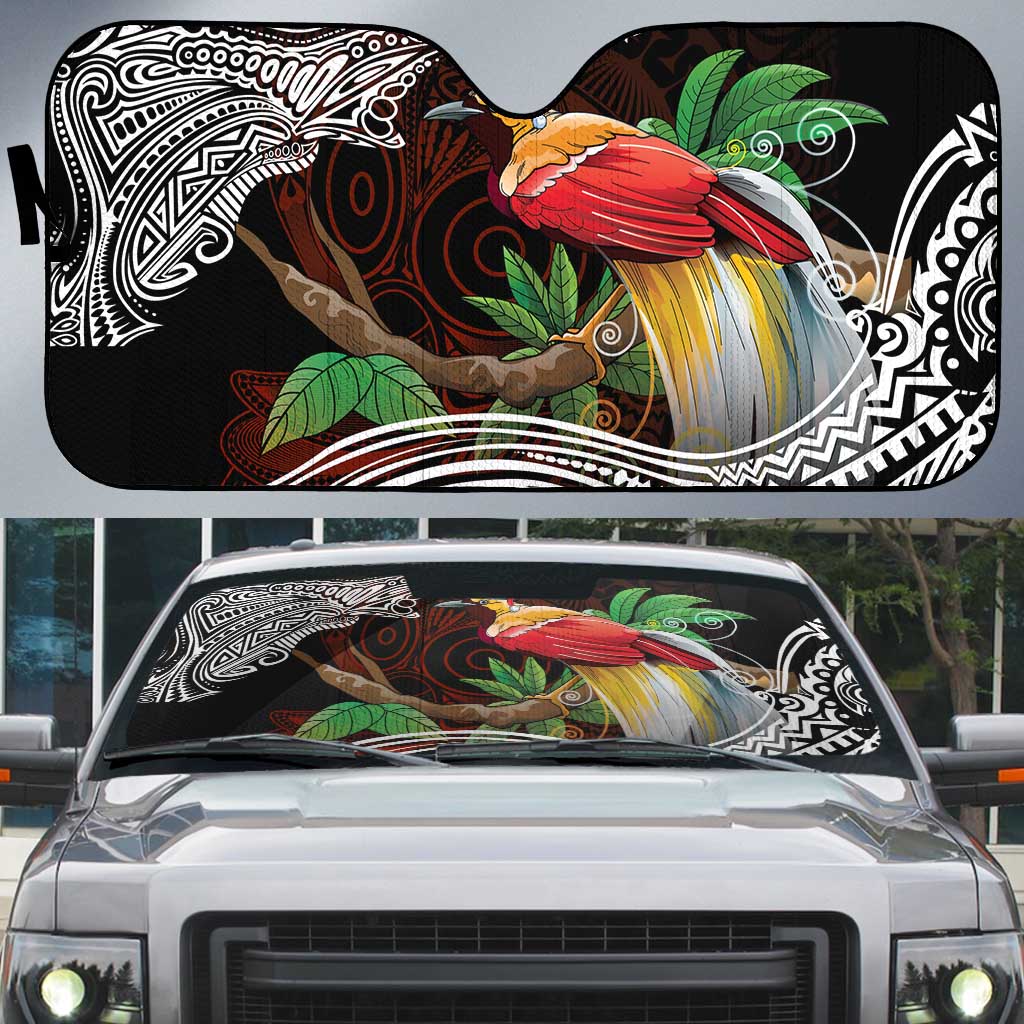 Papua New Guinea Christmas Auto Sun Shade - Polynesian Pride