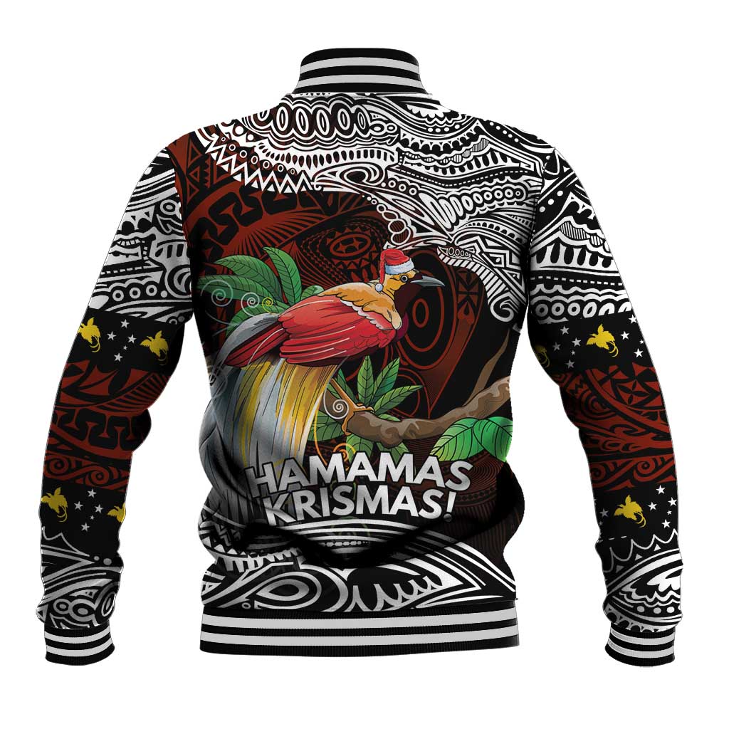 Papua New Guinea Christmas Baseball Jacket - Polynesian Pride
