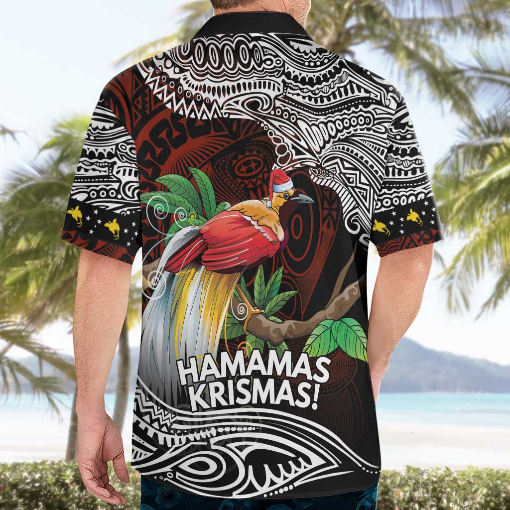 Papua New Guinea Christmas Hawaiian Shirt - Polynesian Pride