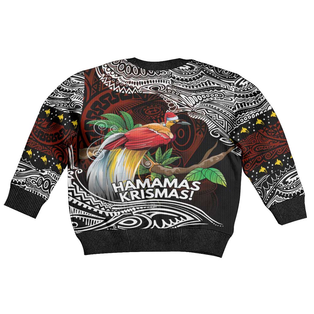 Papua New Guinea Christmas Kid Ugly Christmas Sweater - Polynesian Pride