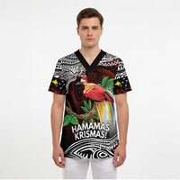 Papua New Guinea Christmas Scrub Top - Polynesian Pride